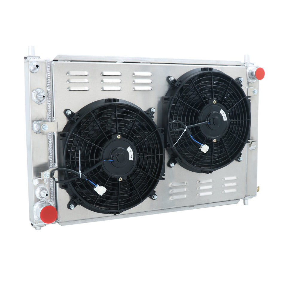 ASI Performance 4 ROW Radiator Shroud Fan For 1997~2004 Ford Mustang GT SVT Cobra 4.6L 5.4L V8