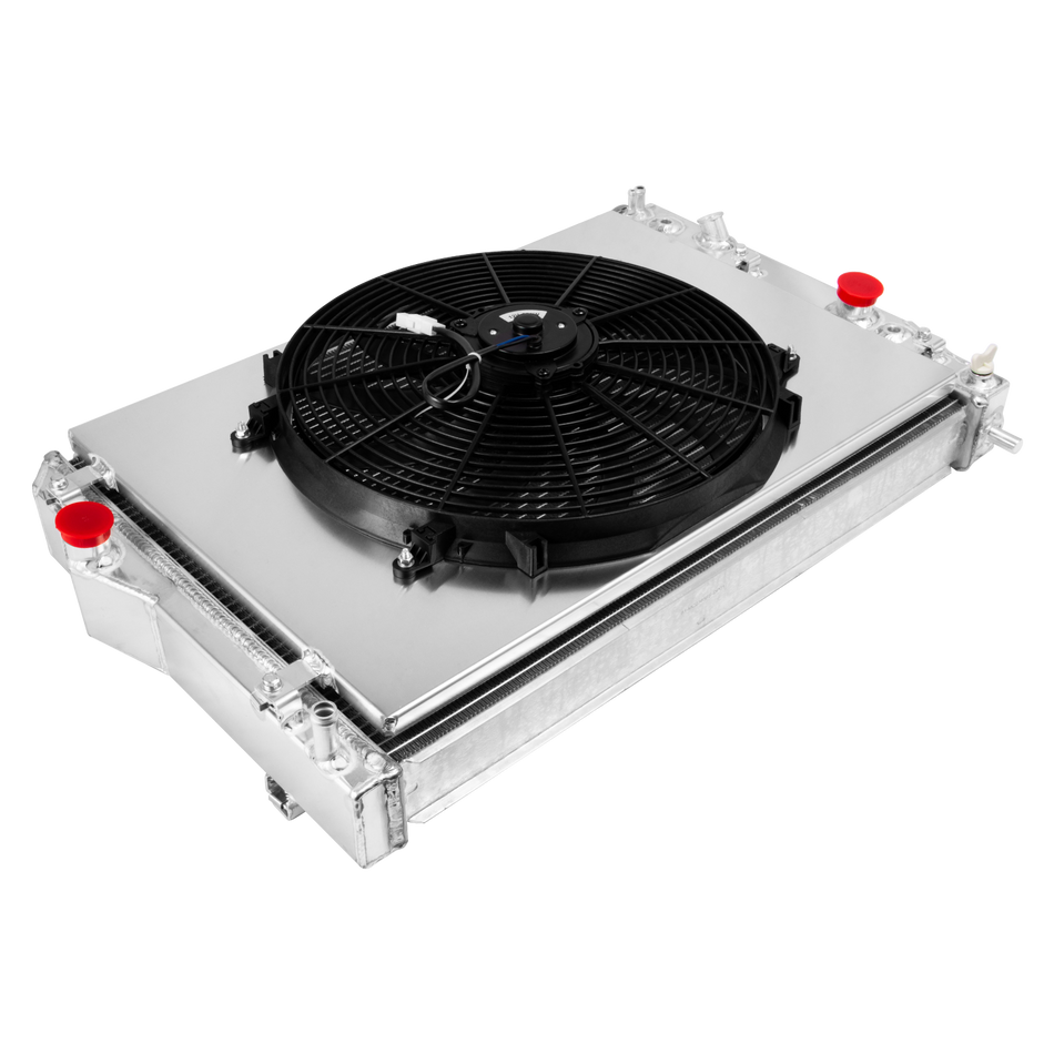 ASI Performance 4Row Radiator+Shroud Fan For 1993-2002 Chevy Camaro Z28 Pontiac Firebird 5.7L V8