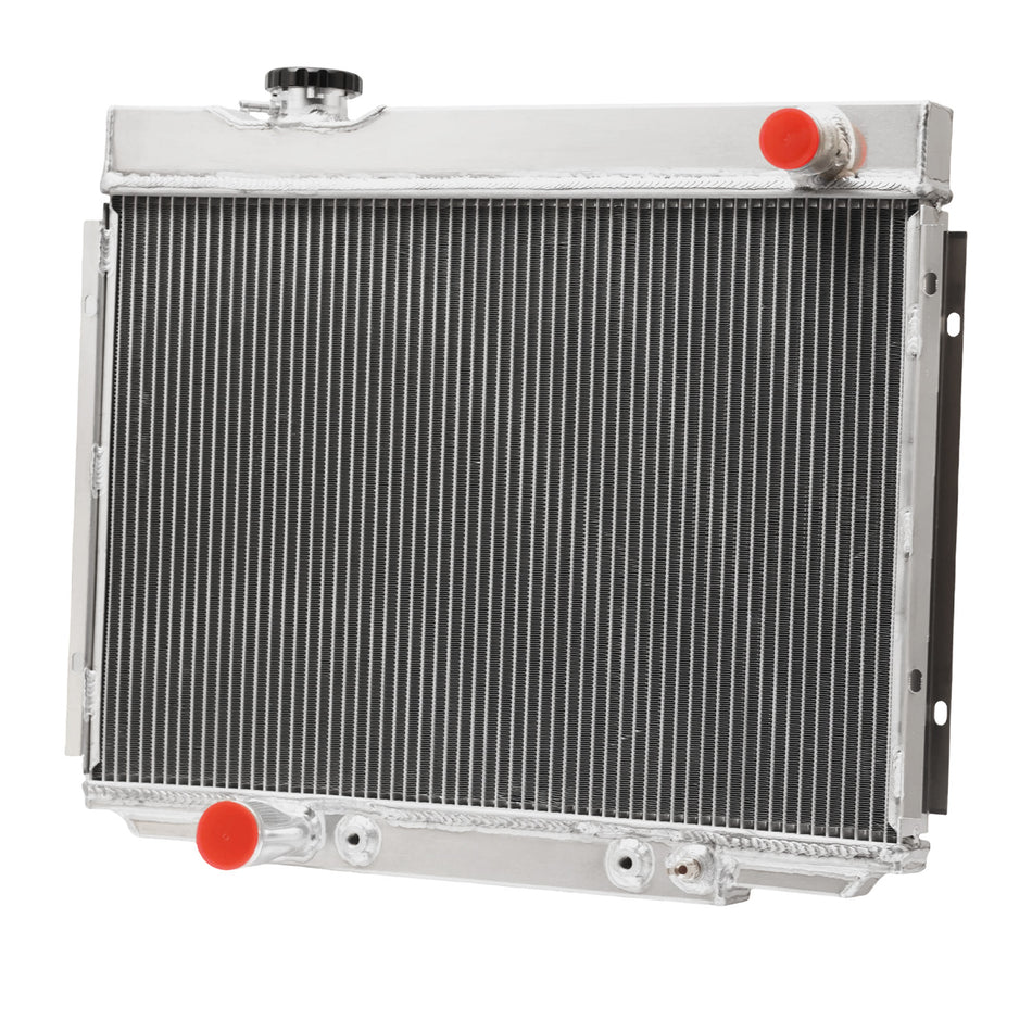 ASI Performance 4 Row Aluminum Radiator For 1967-1970 Ford Mustang Ranchero Fairlane 500 AT MT