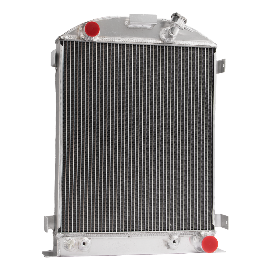 ASI Performance 4Row Aluminum Radiator For 1930 1931,1932 FORD HIGH BOY COUPE CHEVY V8 Engine.