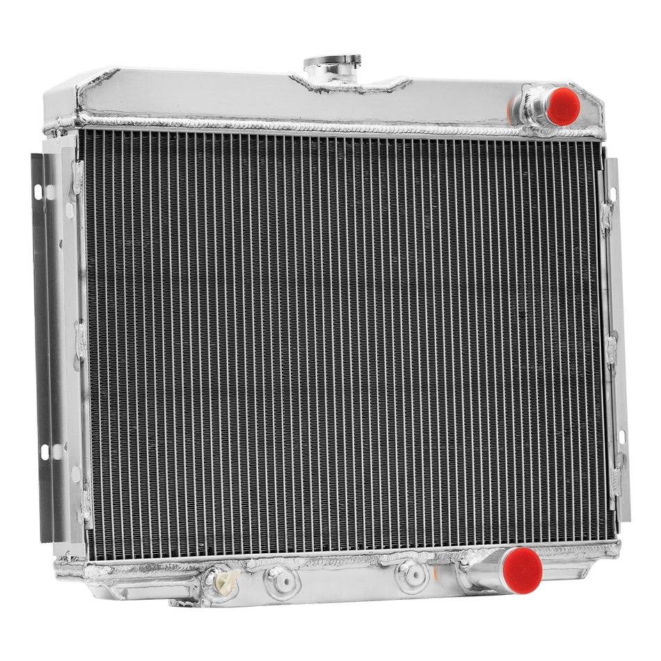 ASI Performance 24''W 4Row Aluminum Radiator For 67-1970 Mercury Cougar/ 68-69 Ford Mustang 5.0L