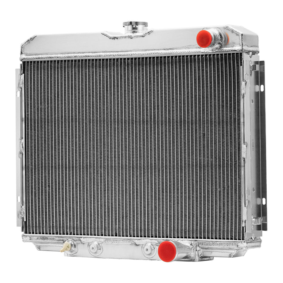 ASI Performance 24''W 4Row Aluminum Radiator For 67-1970 Mercury Cougar/ 68-69 Ford Mustang 5.0L