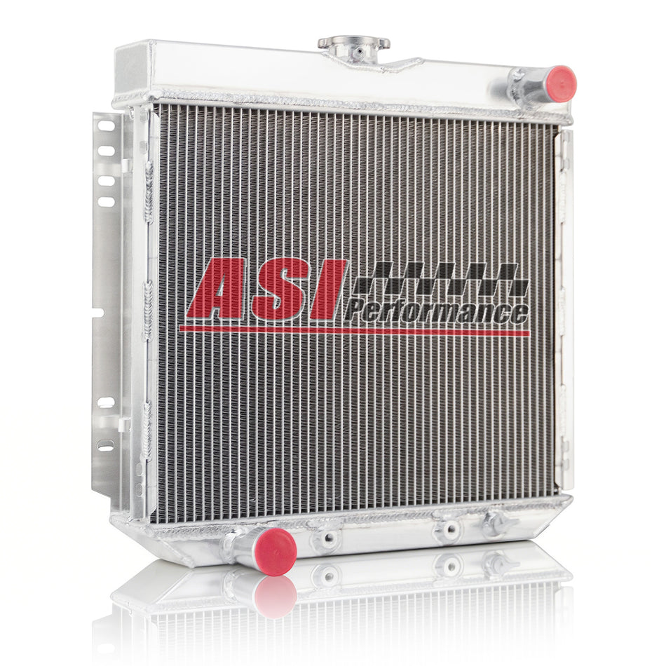 ASI Performance 4 Rowss Aluminum Radiator Fit 1966-1970 Fitsd Mustang Falcon Torino Mercury Comet