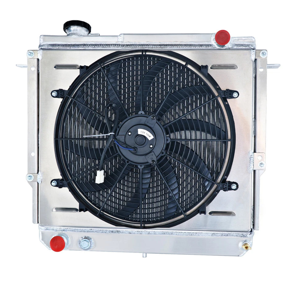 ASI Performance 4 Row Radiator+Shroud+Fan For 1967-70 FORD Mustang/Fairlane/Falcon/ Cougar V8