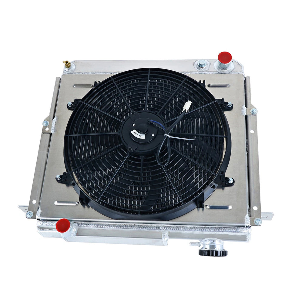 ASI Performance 4 Row Radiator+Shroud+Fan For 1967-70 FORD Mustang/Fairlane/Falcon/ Cougar V8