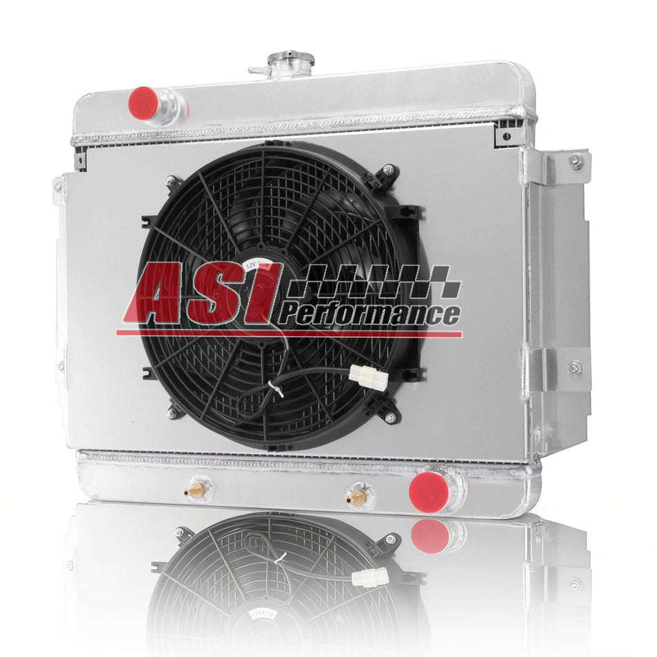 ASI Performance Aluminum 4 Row Radiator Fan Shroud For 1969-1970 Chevy Bel Air/Caprice/Impala
