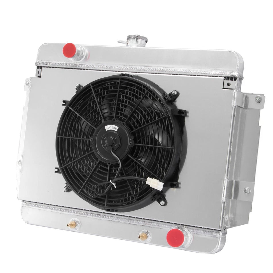 ASI Performance Aluminum 4 Row Radiator Fan Shroud For 1969-1970 Chevy Bel Air/Caprice/Impala