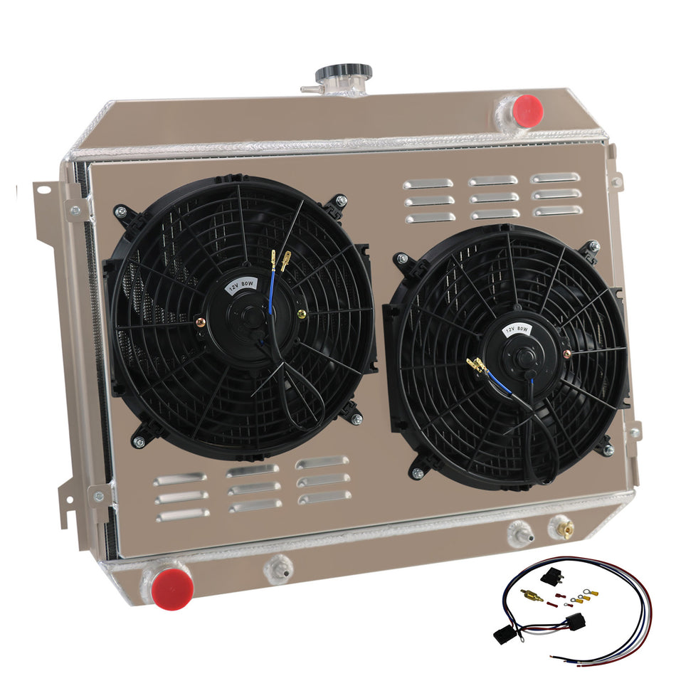 ASI Performance ASI 4 Row Radiator Shroud Fan For 70-1974 Dodge Challenger/68-72 Charger/Coronet