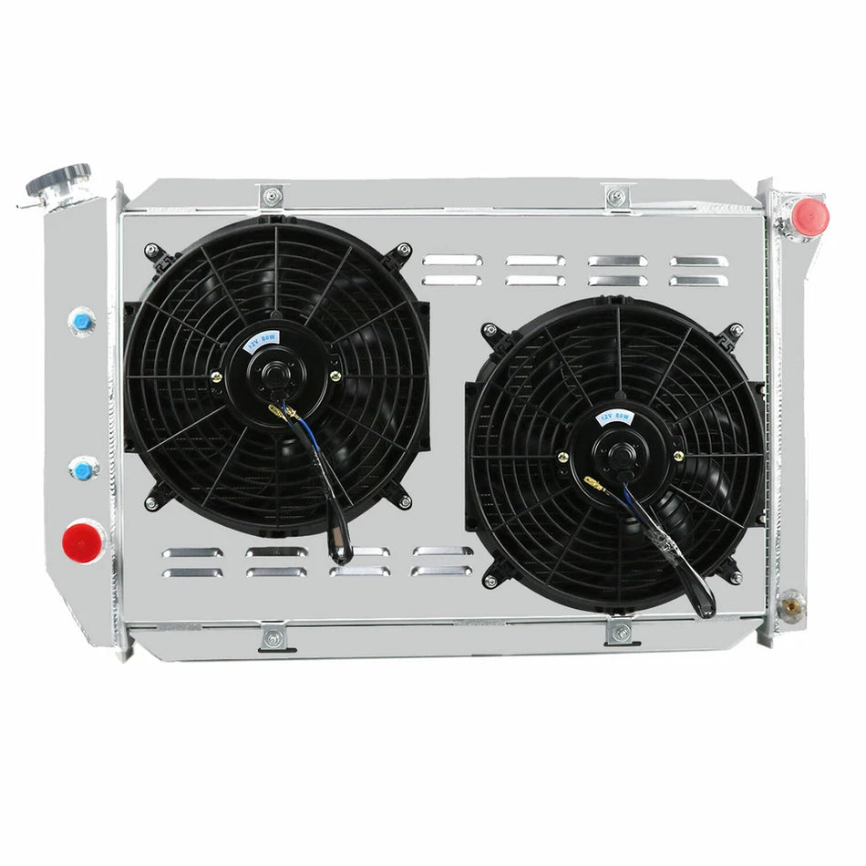 ASI Performance 4 Row Radiator Shroud Fan fit 1969-1973 Mercury Cougar FORD MUSTANG