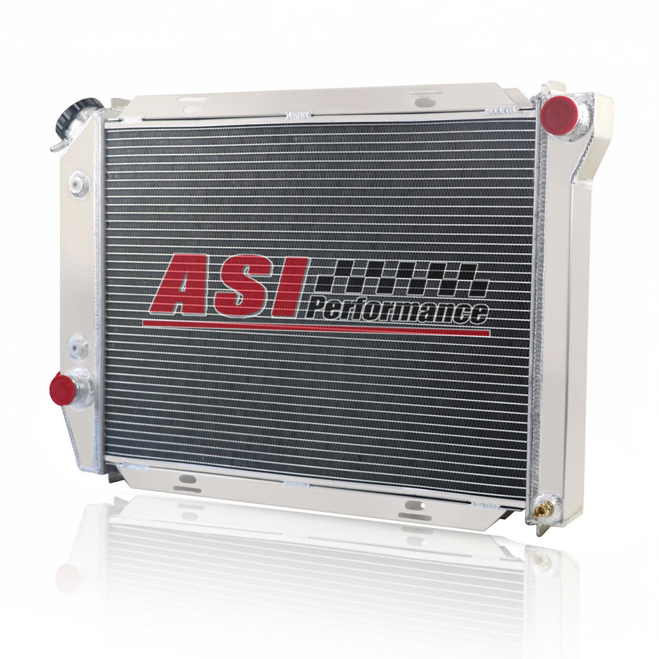 ASI Performance 4 Row Aluminum Radiator Fit 1967 1968 Ford Thunderbird /Galaxie 500 /LTD V8