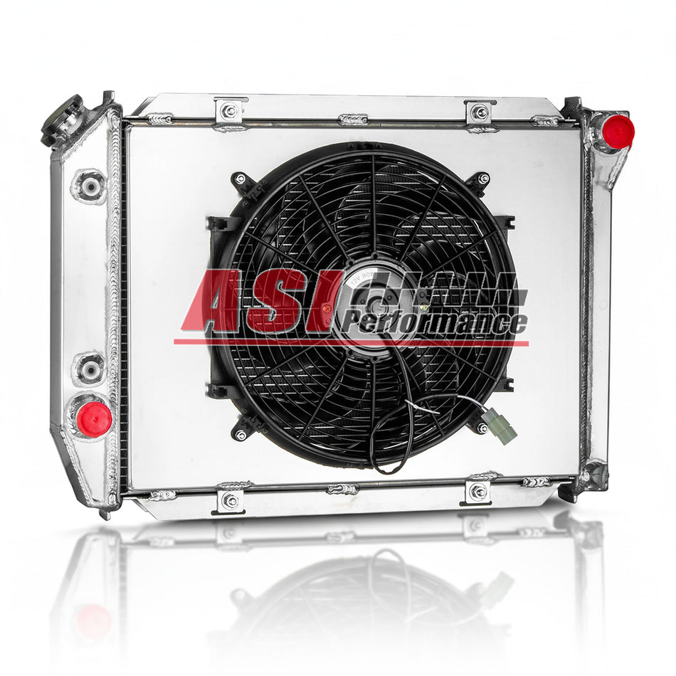 ASI Performance 4 Row Radiator Shroud Fan For 1967-68 Ford Mercury Marquis Galaxie Thunderbird