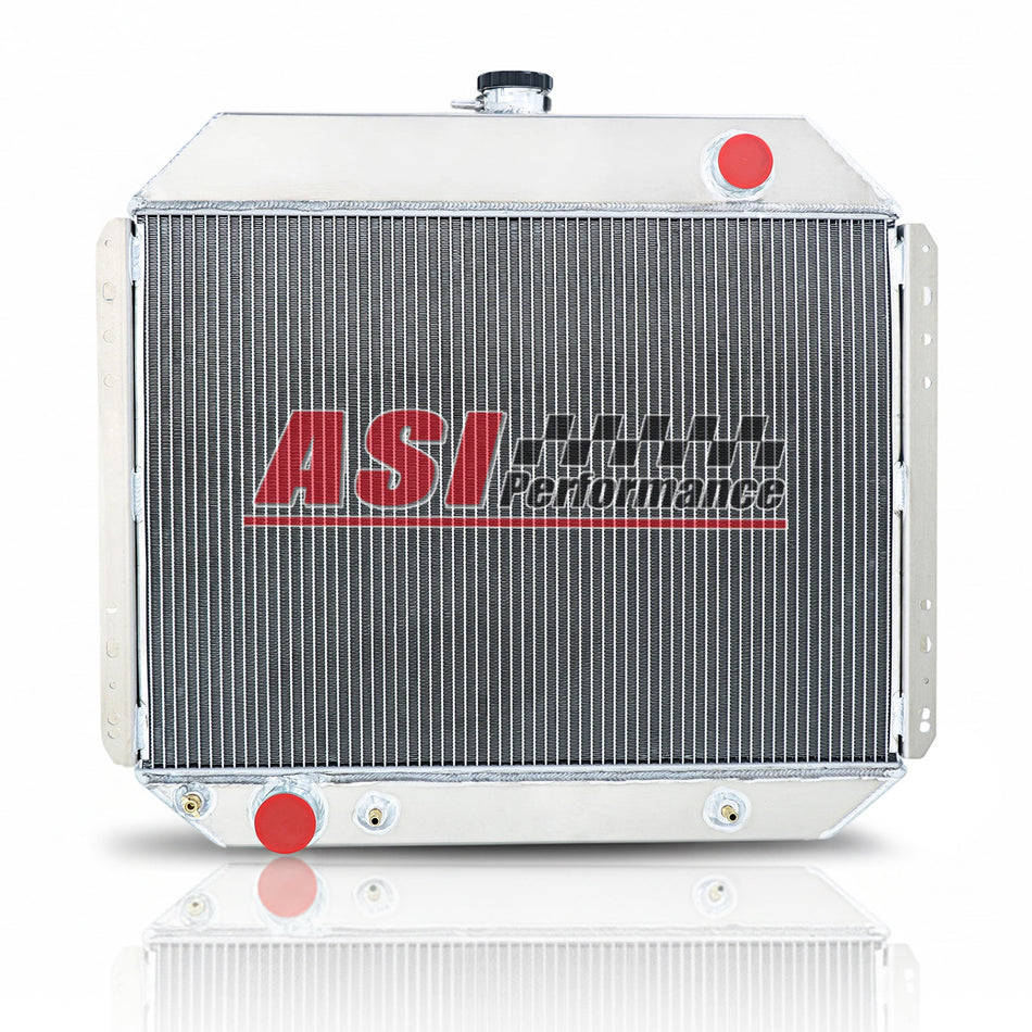 ASI Performance 4 Rows Aluminum Radiator For 1966-1979 Ford Bronco F100 F150 F250 F350 Truck V8