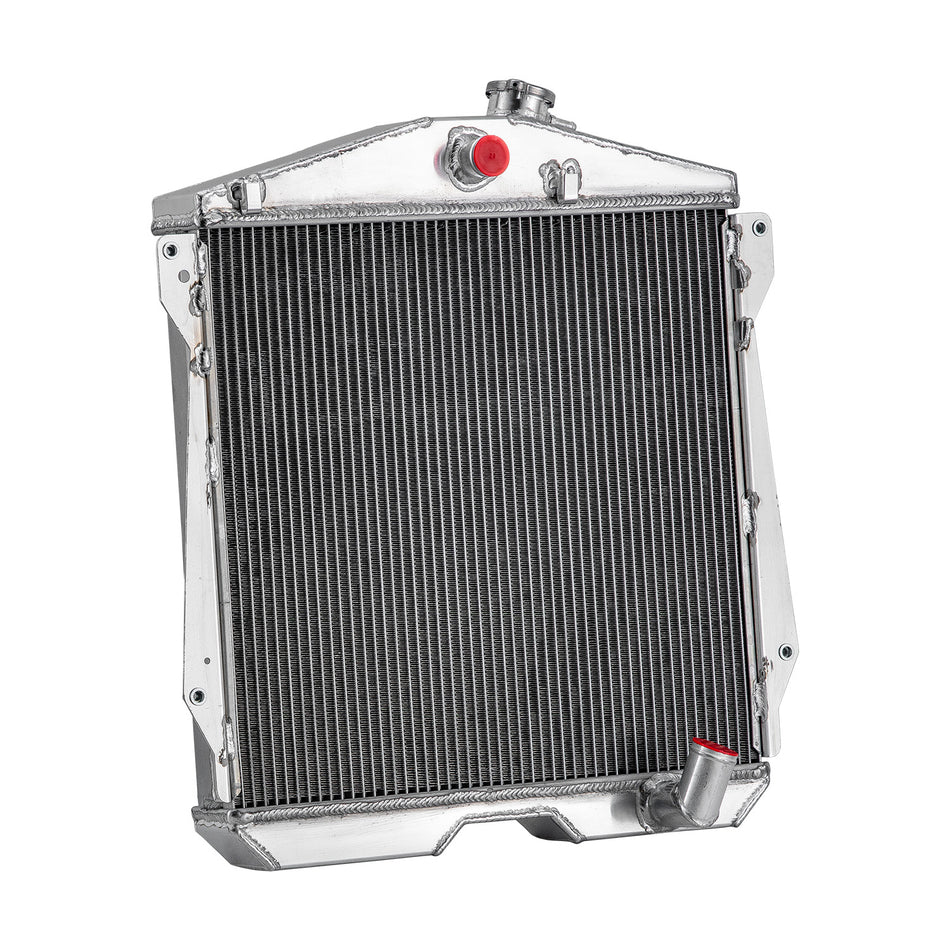 ASI Performance 4 Row Aluminum Radiator for 1943-1948 Chevy Car Sedan Coupe 3.5L,3.8L L6