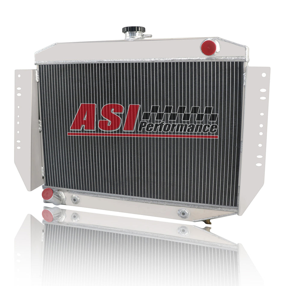 ASI Performance 4 Row Radiator For 1972-79 Jeep Wagoneer Cherokee J10 J20 J2500 J2600 5.9L V8 AT