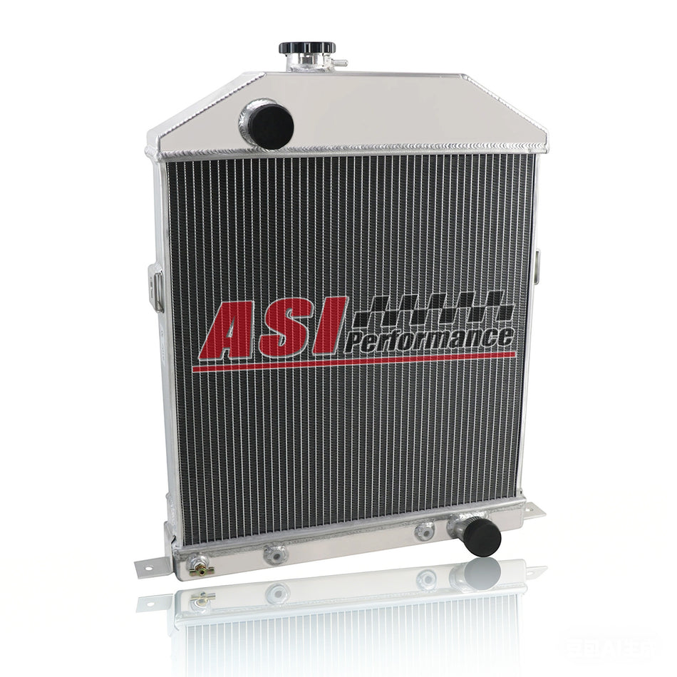 ASI Performance 4-Row Aluminum Radiator Fit 1942-1948 FORD Deluxe Coupe Mercury Series Chevy V8