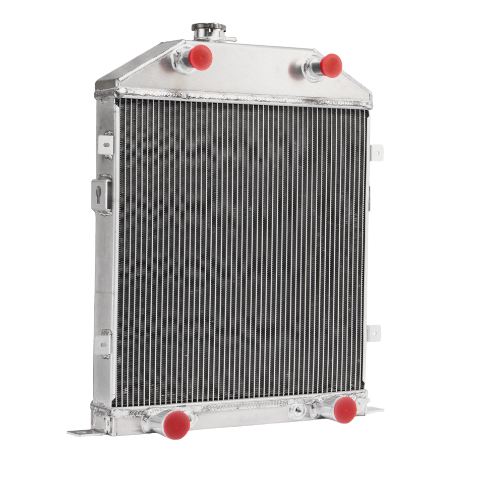 ASI Performance 4-Row Radiator For 1942-1948 Ford Deluxe/Mercury Coupe Flathead Engine US.