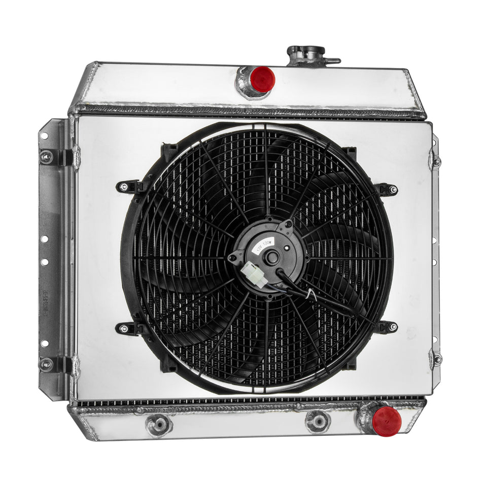 ASI Performance 4 Row Radiator Shroud Fan For 1949-54 Chevy Bel Air Fleetline Styleline 150 210