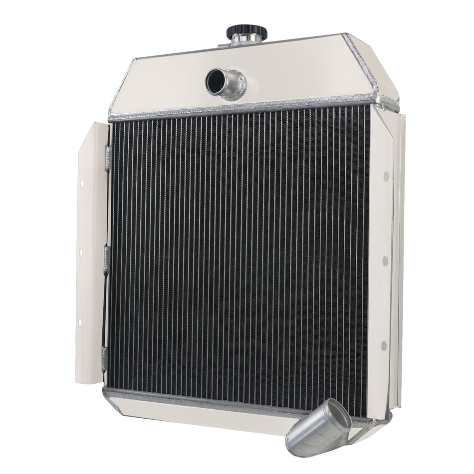 ASI Performance 4-Row Radiator For 1941-49 International KB1,KB2,KB3 K1 K2 K3 Series L6 Engine.