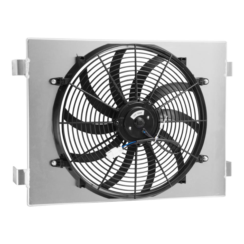ASI Performance Shroud+Electric Fan Fit 1955 1956 1957 Chevy Bel Air Del Ray Nomad 4.3 4.6L V8