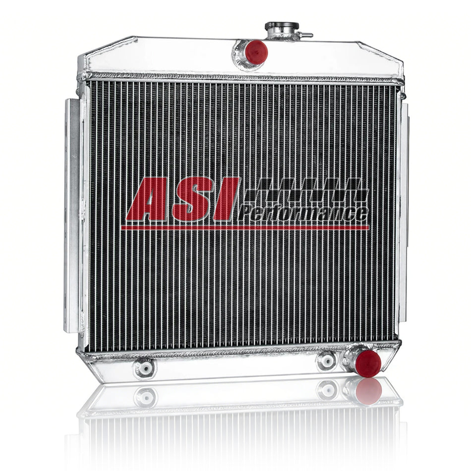 ASI Performance Aluminum 4 Row Radiator For 1955-57 Chevy Bel-Air Del Ray Nomad 4.3L 4.6L V8
