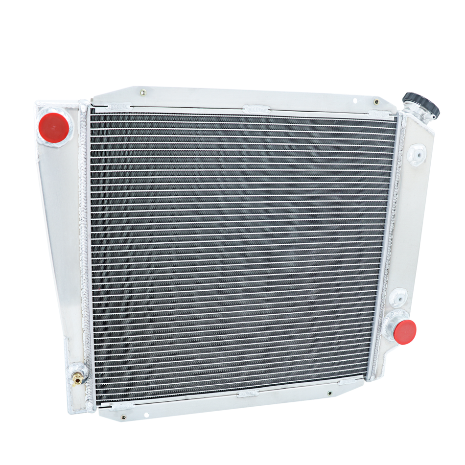 ASI Performance 4 Rows Aluminum Radiator For 1966-1977 76 Ford Bronco Wagon Roadster 302 5.0L V8