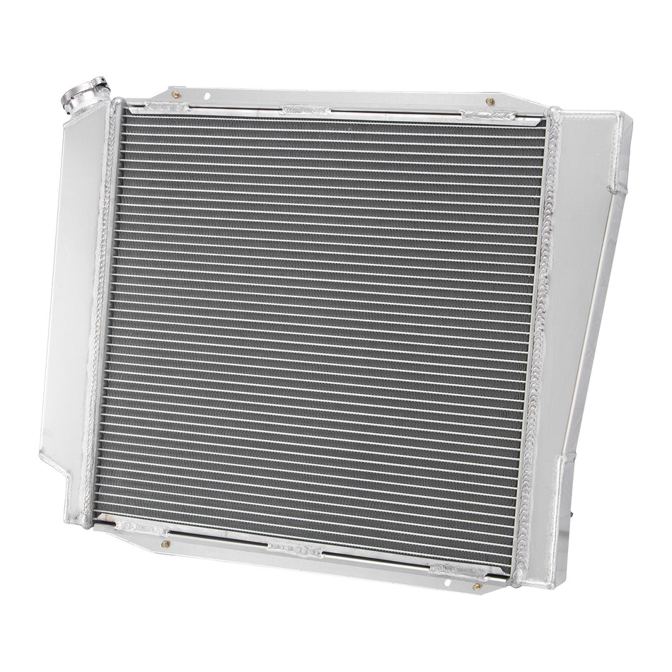 ASI Performance 4 Rows Radiator&Shroud Fan For 1966-1977 Ford Bronco Wagon/Roadster 5.0L V8