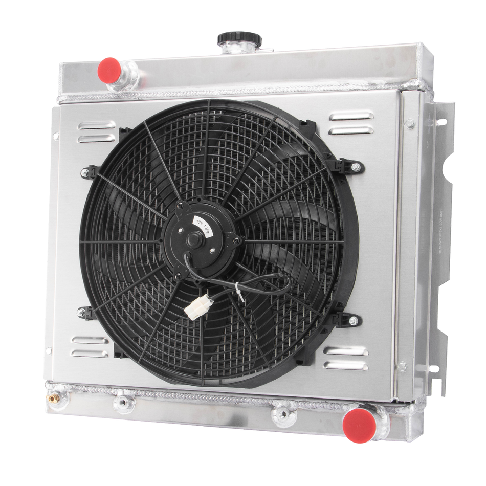 ASI Performance 4 Row Radiator Fan Shroud For 71-72 Dodge Dart Plymouth Duster Valiant 5.2L 5.6L