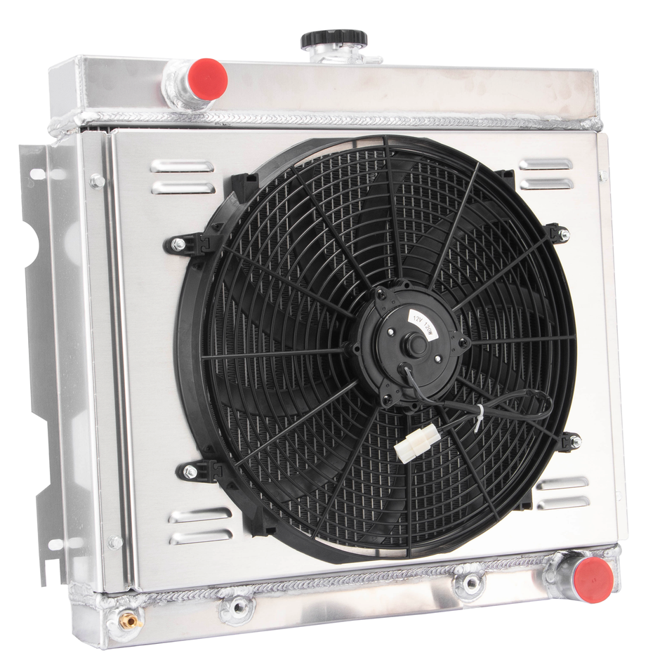 ASI Performance 4 Row Radiator Fan Shroud For 71-72 Dodge Dart Plymouth Duster Valiant 5.2L 5.6L