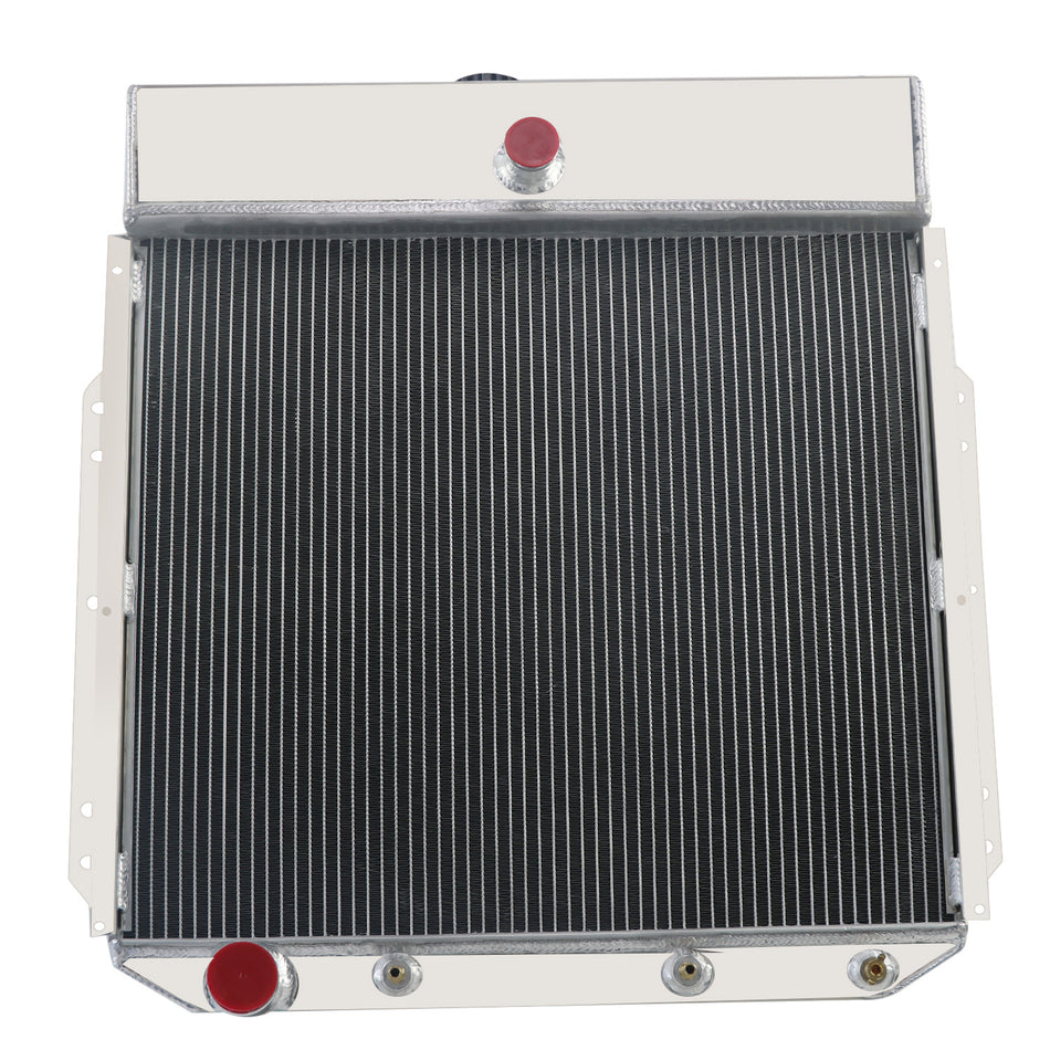 ASI Performance 4-Row Aluminum Radiator Fit 1953-1956 Ford F-100 F-250 F-350 V8 3.6 3.9 4.2 4.4L