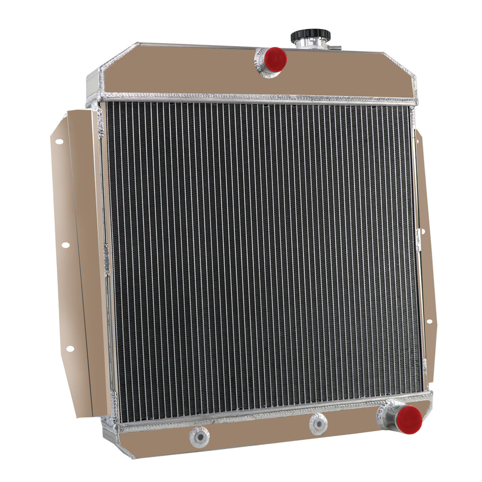 ASI Performance 4 Row Radiator For 1955-1959 1956 Chevrolet GMC Pickup Apahce Trucks Suburban