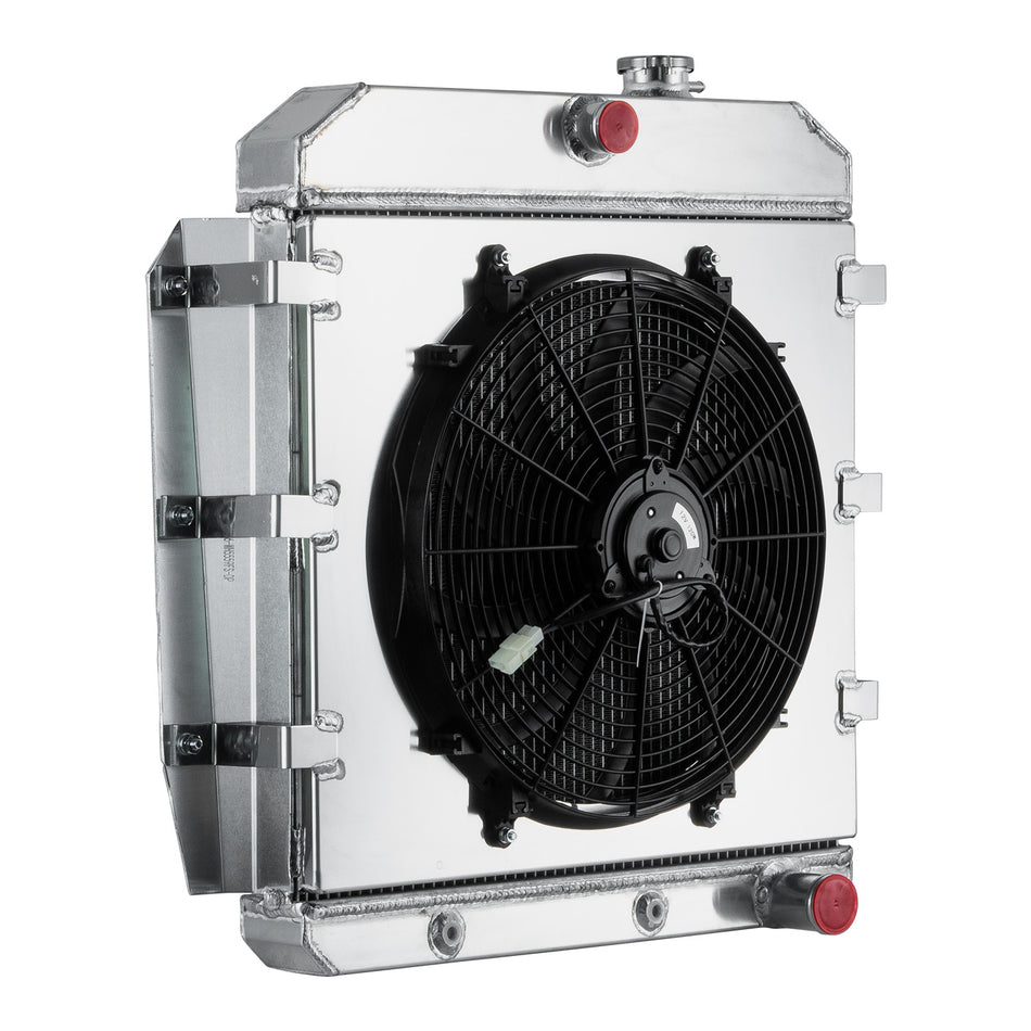 ASI Performance 4 Row Radiator Shroud Fan for Chevy 3100 3200 3400 3500 3600 3.8L 4.6L 1955-1959