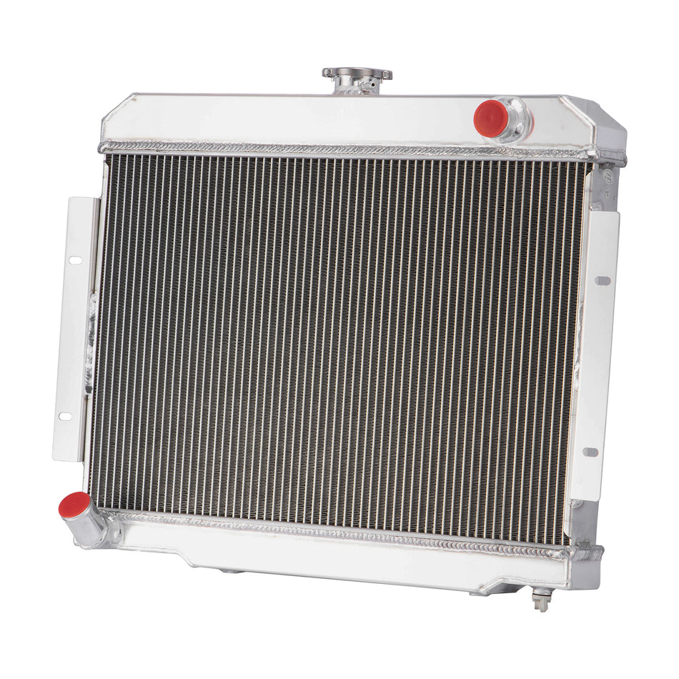 ASI Performance 4 Rows Aluminum Radiator Fit 1972-1986 Jeep CJ5 CJ6 CJ7 Scrambler L/6 ,V8