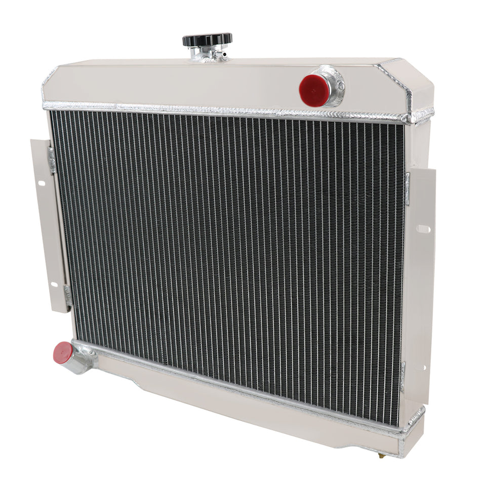 ASI Performance 4 Row Aluminum Radiator For 1972-86 Jeep CJ5 CJ6 CJ7 1981-85 Scrambler CC583 AT