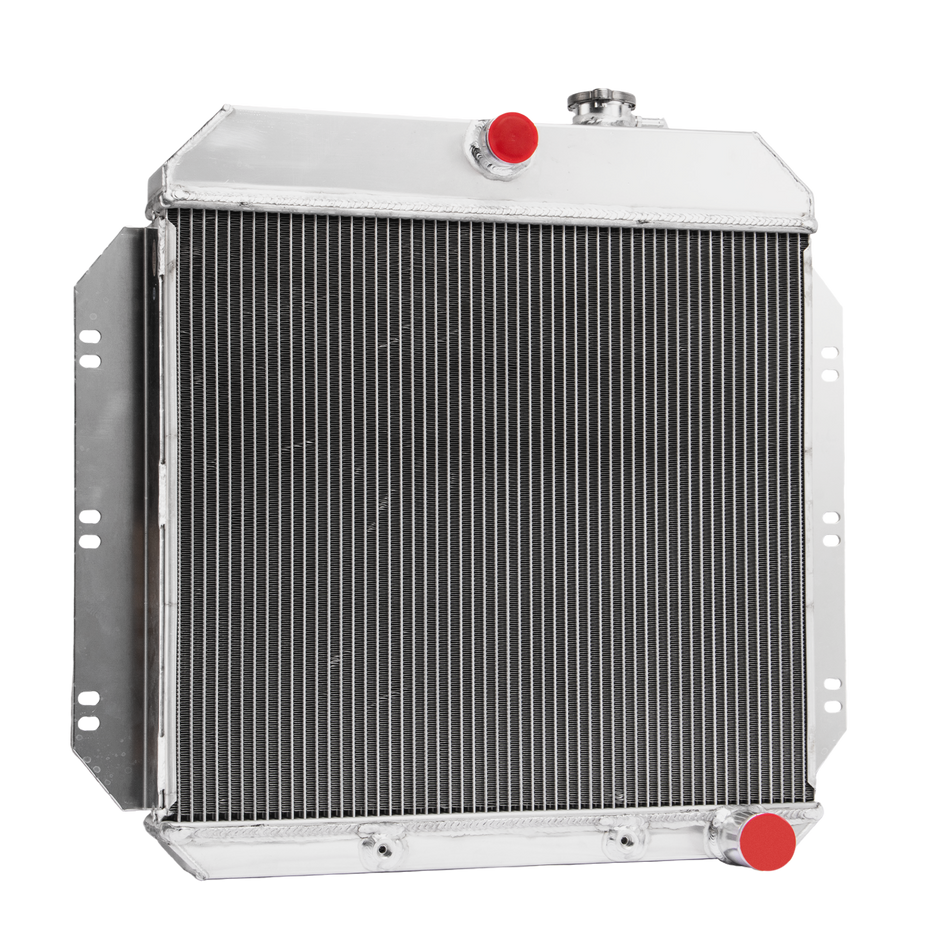 ASI Performance 4 Rows Aluminum Radiator For 1960-1962 Chevy C10 C20 C30 K10 K20 Pickup l6 V8 AT