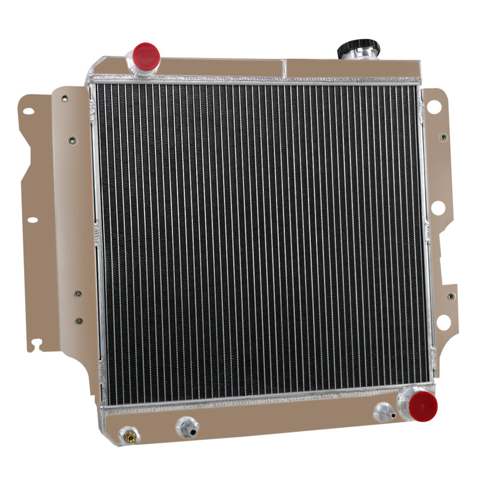 ASI Performance 4 ROW 62MM RADIATOR For 87-06 JEEP WRANGLER TJ YJ;CHEVY V8 CONVERSION AT MT