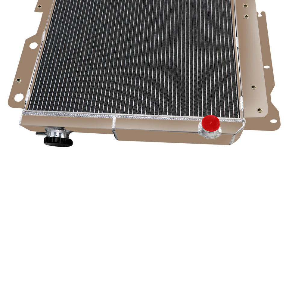 ASI Performance 4 ROW 62MM RADIATOR For 87-06 JEEP WRANGLER TJ YJ;CHEVY V8 CONVERSION AT MT