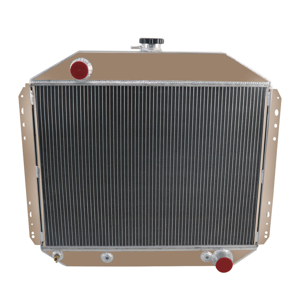 ASI Performance 4 ROW RADIATOR For 66-79 FORD F-100 F-150 F-250,F-350 PICKUP TRUCK CHEVY ENGINES
