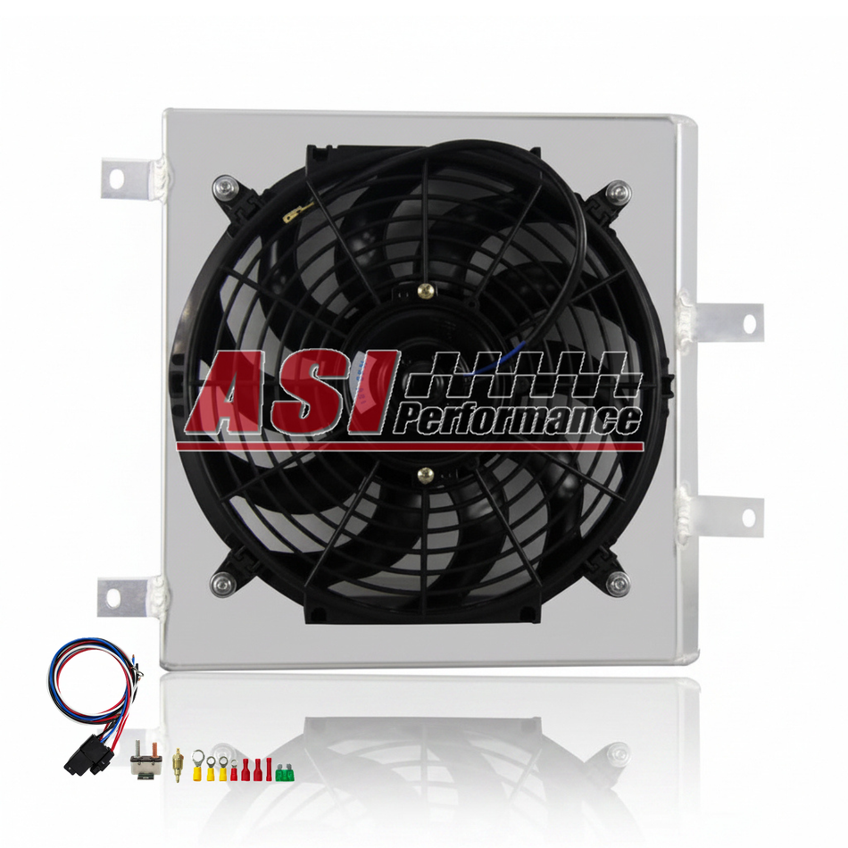 ASI Performance Shroud + Fan For 1992-2000 1993 1994 95 96 Honda Civic EK EG Integra DB DC SOL