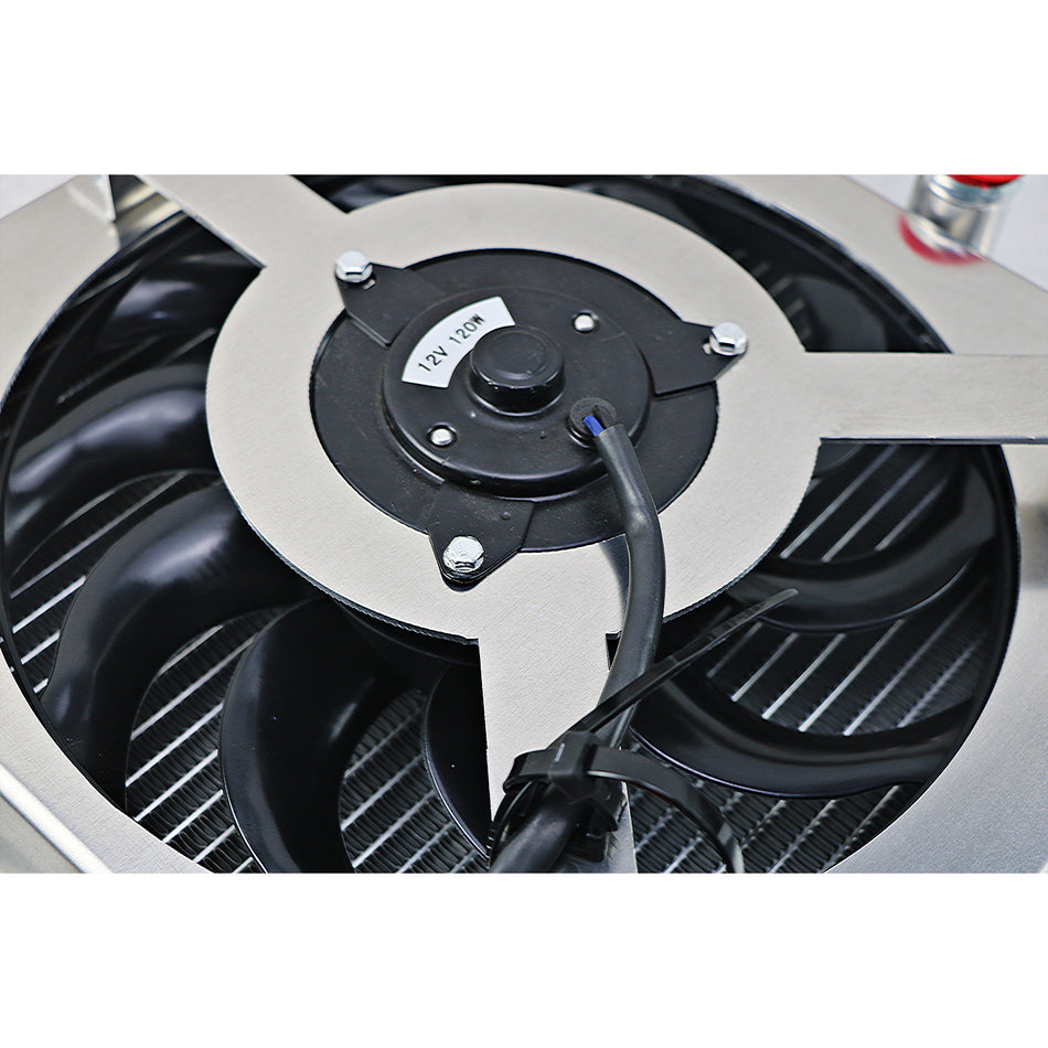 ASI Performance For 92-2000 Honda Civic Del Sol Integtra DC EG EK 2 Row Radiator Shroud Fan.