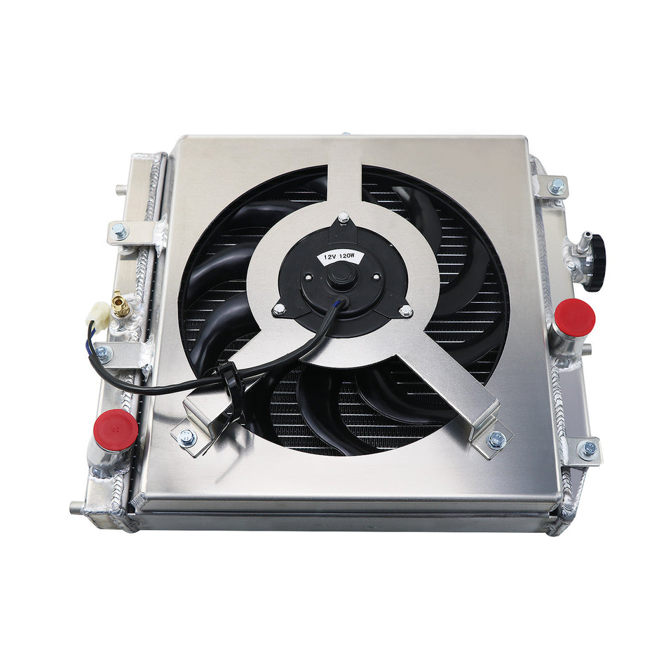 ASI Performance For 92-2000 Honda Civic Del Sol Integtra DC EG EK 2 Row Radiator Shroud Fan.