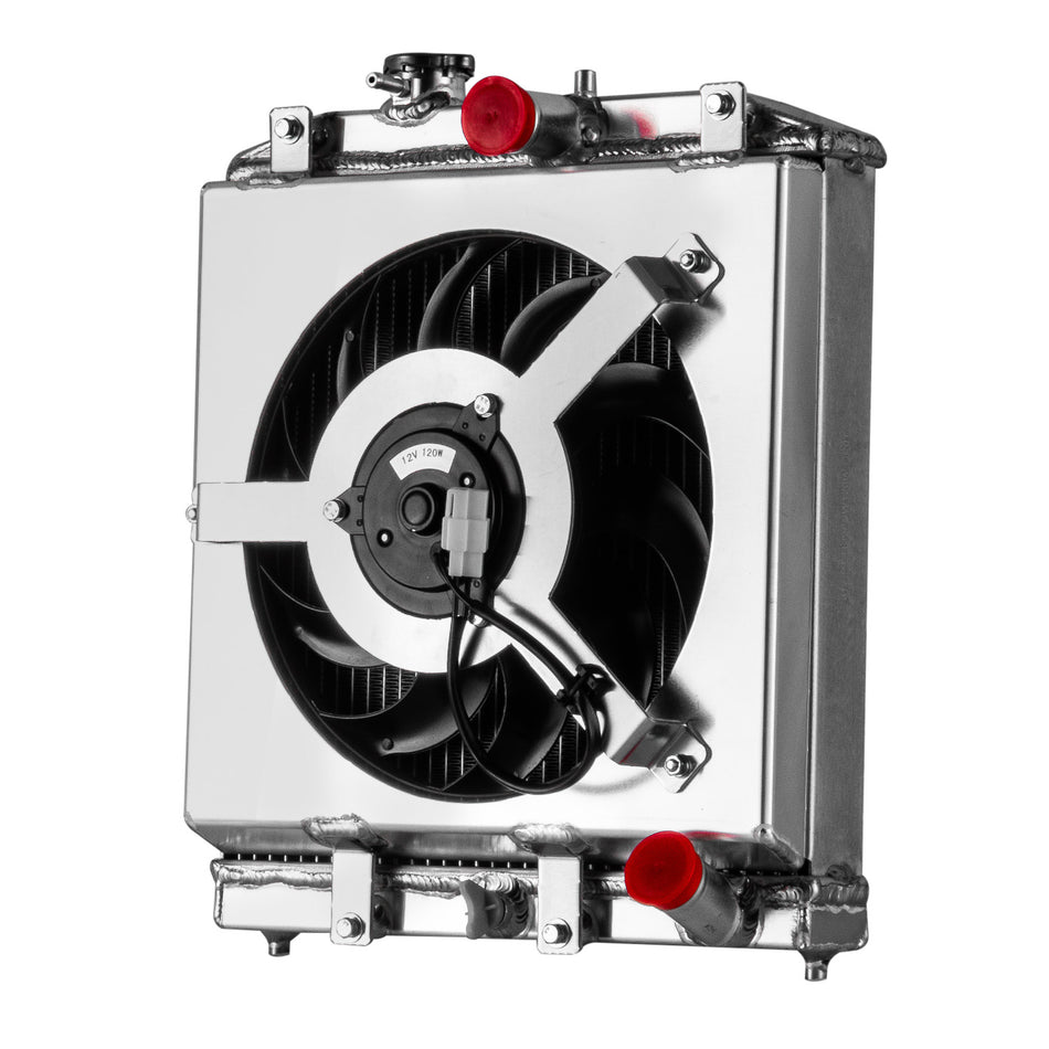 ASI Performance 1290 3 Row Radiator Shroud Fan For Honda Civic EK EG SOL Integra DB DC 1992-2000