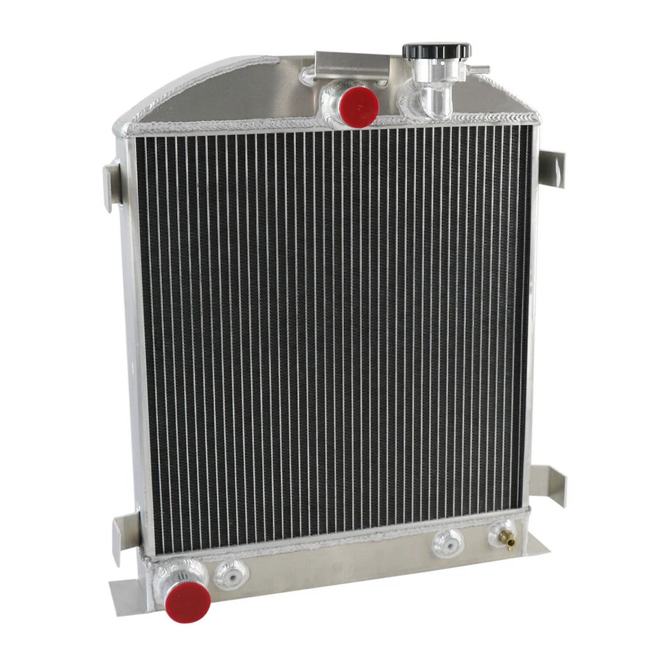 ASI Performance 4 Row Aluminum Radiator For 1930-1932 Ford Model A, AA B Sedan Delivery V8 USA