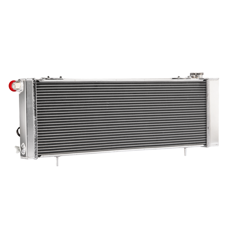 ASI Performance 3 Row Radiator+Shroud For 1991-2001 Jeep Comanche Cherokee XJ 2.5L L4 4.0L L6 MT