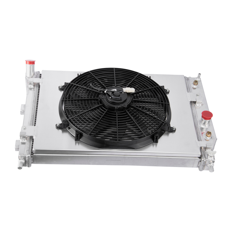 ASI Performance 3 Rows Aluminum Radiator+Shroud Fan For 2005-2013 Chevy Corvette C6 6.0/6.2/7.0L