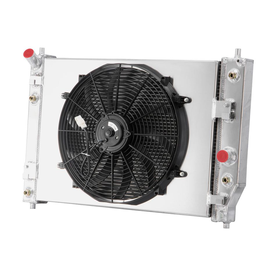 ASI Performance 3 Row Radiator Fan Shroud For 2005-2013 11 Chevy Corvette C6/ Saab 9-7x 6.0L V8.