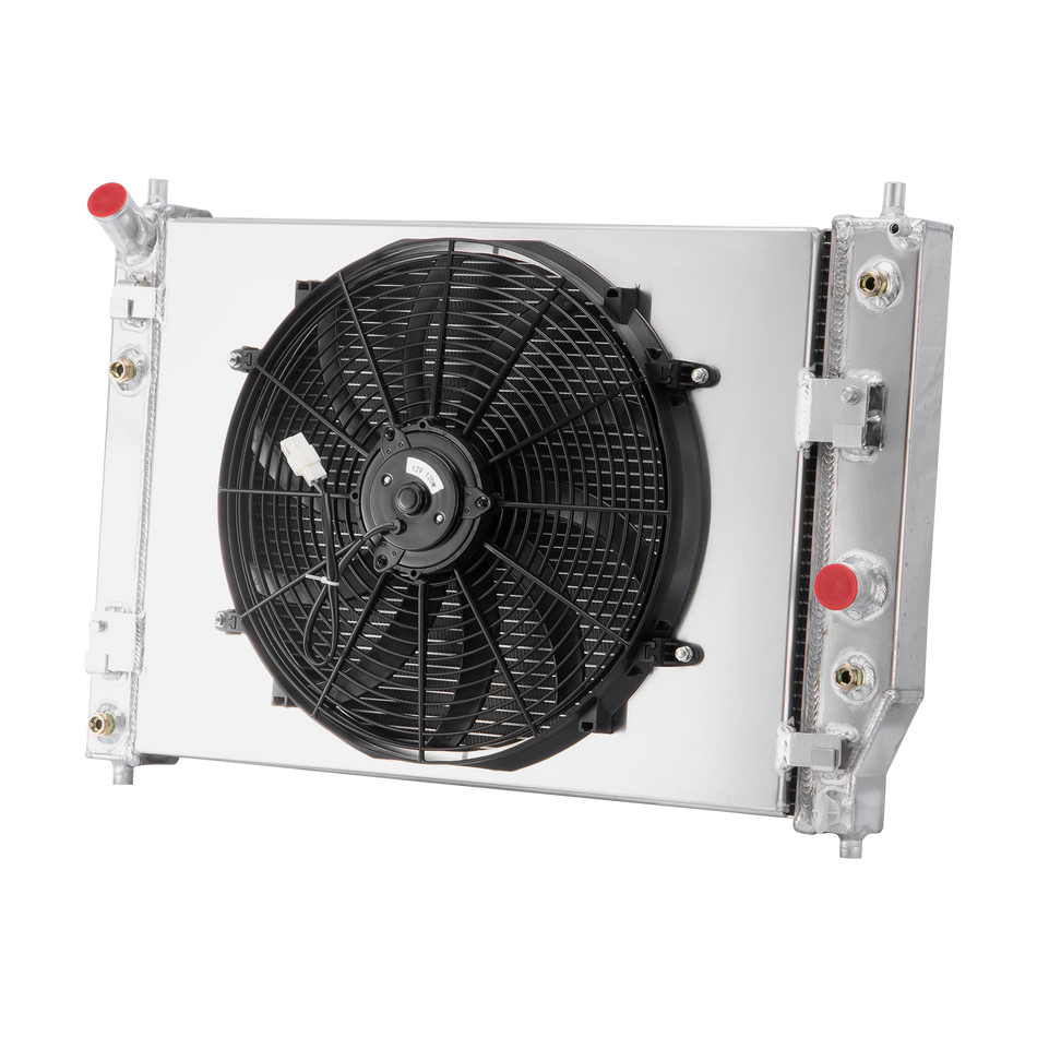 ASI Performance 3 Row Radiator Fan Shroud For 2005-2013 11 Chevy Corvette C6/ Saab 9-7x 6.0L V8.
