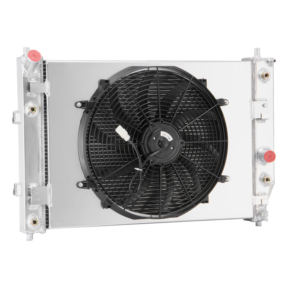 ASI Performance 3 Row Radiator Fan Shroud For 2005-2013 11 Chevy Corvette C6/ Saab 9-7x 6.0L V8.