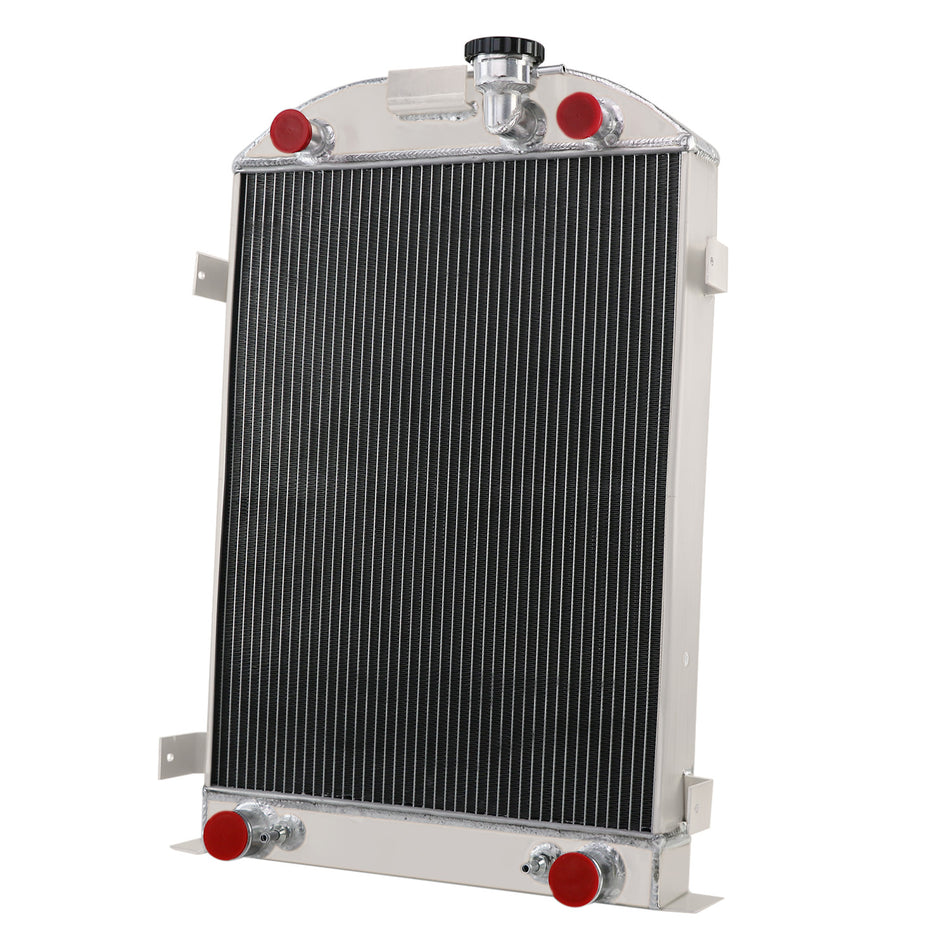 ASI Performance 4 Row Aluminum Radiator For 1930-1931 Ford Model A Flathead Engine 28"Height