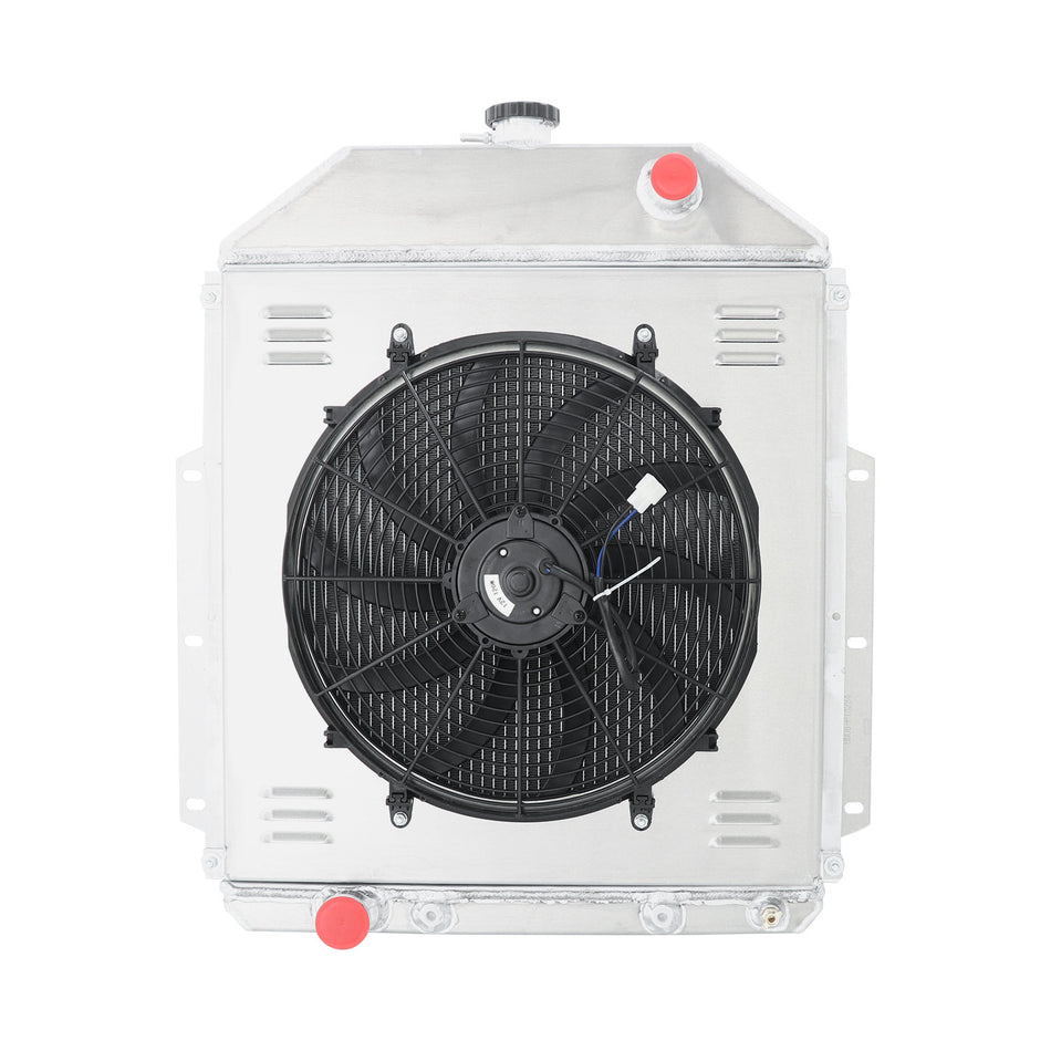 ASI Performance 3 Row Radiator Shroud Fan Fits 1942-1952 Ford F1 F2 F3 F4 Pickup Ford Engine