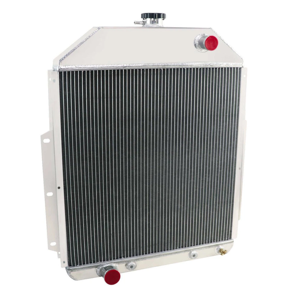 ASI Performance 4 Row Aluminum Radiator For 1942-1952 Ford F-Series F1 F2 F3 Pickup Truck V6 Gas